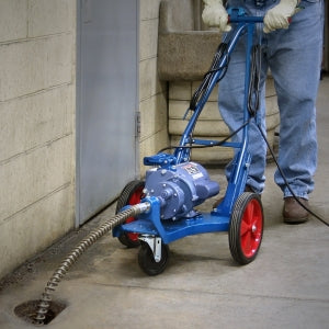 80' ELECTRIC SECTIONAL DRAIN/SEWER SNAKE -8FT CABLES