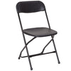 Black Plastic Dining Chair