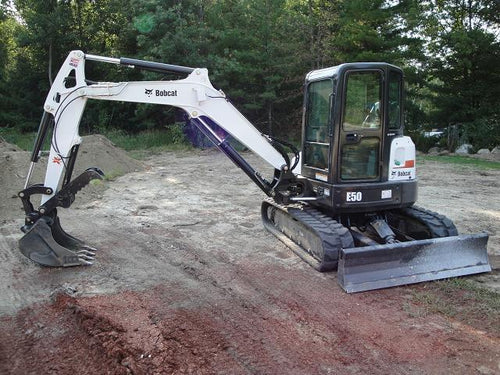 12,000 lb Bobcat E50 Enclosed Excavator w/ Thumb