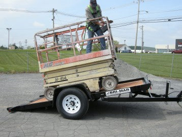 6' x 12' OR 5' X 12' Tilt Deck Trailer